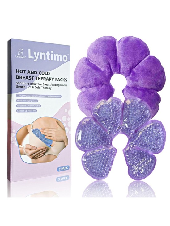 Lyntimo Accessories - Lyntimo Women's 2 pk. Hot and Cold Breast Therapy Packs, One Size, Purple